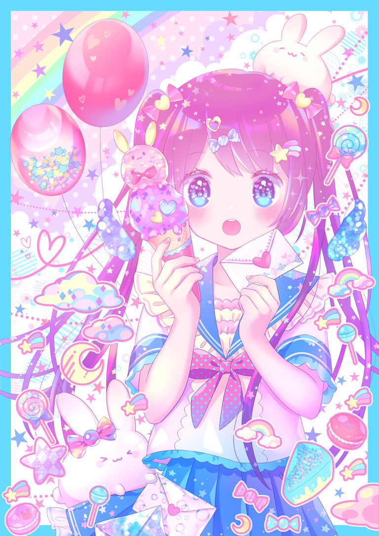 可爱糖果色 – 「#梦幻可爱」插画特辑 –